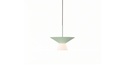 BELT PENDANT LIGHT METAL SHADE + GLASS DIFFUSER 