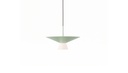 BELT PENDANT LIGHT METAL SHADE + GLASS DIFFUSER 