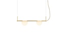 CIRC PENDANT LINEAR 2 LIGHTS 