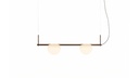 CIRC PENDANT LINEAR 2 LIGHTS 