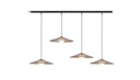 NANS PENDENT TRACK DISC COMPO 4 LIGHTS OUTDOOR