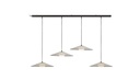 NANS PENDENT TRACK DISC COMPO 4 LIGHTS OUTDOOR