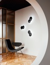 PUZZLE DOUBLE ROUND WALL & CEILING LIGHT