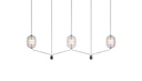 INDRE PENDANT LIGHT - 5-ROD LINEAR COMPOSITIONS