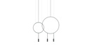 REVOLTA SUSPENSION 2 RINGS 3 LIGHTS – L:915mm