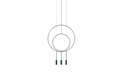 REVOLTA SUSPENSION 2 RINGS 3 LIGHTS - 60 cm