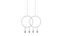 REVOLTA SUSPENSION 2 RINGS - 4 LIGHTS