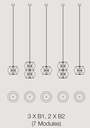 ARGYLE CHANDELIER ARRANGEMENT