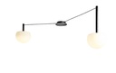 CIRC CEILING SPIDER LIGHT COMPO 2 ARMS 