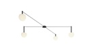 CIRC CEILING SPIDER LIGHT COMPO 4 ARMS 