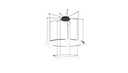 CIRC CHANDELIER LIGHT DOUBLE