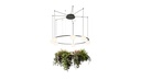 CIRC CHANDELIER 7 LIGHTS + ARTIFICIAL PLANTS