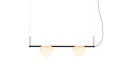CIRC PENDANT LINEAR 2 LIGHTS 