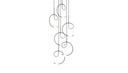 LOOP CLUSTER PENDANT 6 LIGHTS